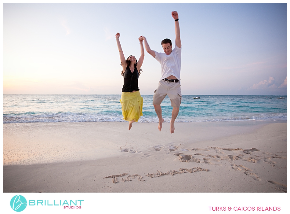 Engagement in turks and caicos