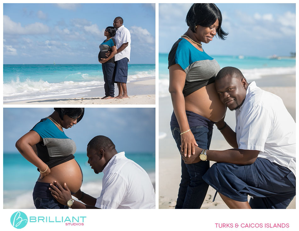 Maternity shoot on gracebay beach.