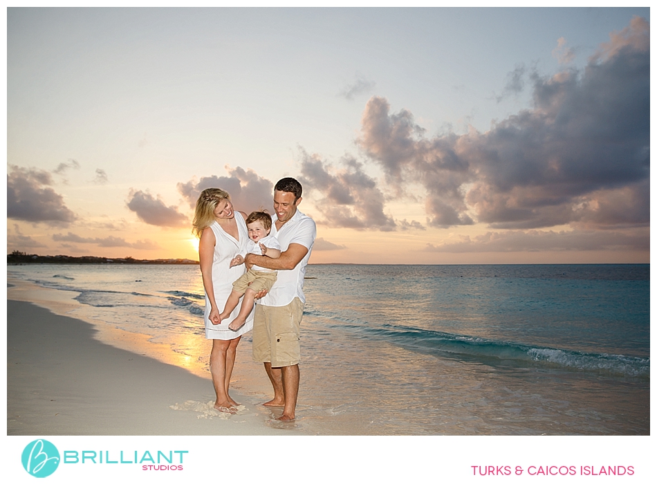 Turks and caicos family portrait