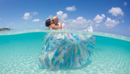 Trash The Dress - Underwater wedding - Turks and Caicos