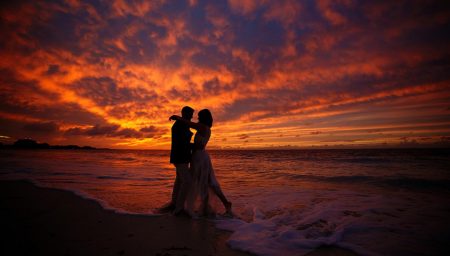 Romantic sunset - portrait photographer - Providencilaes